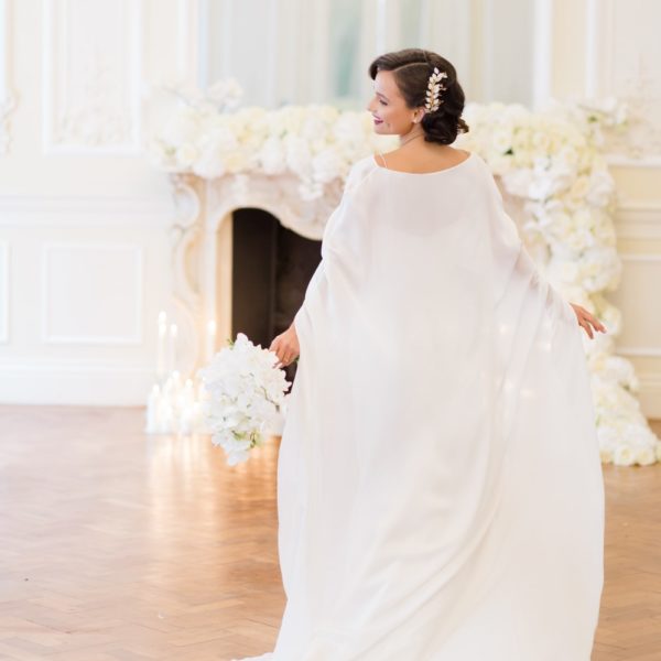 Honor bridal leaf headpiece