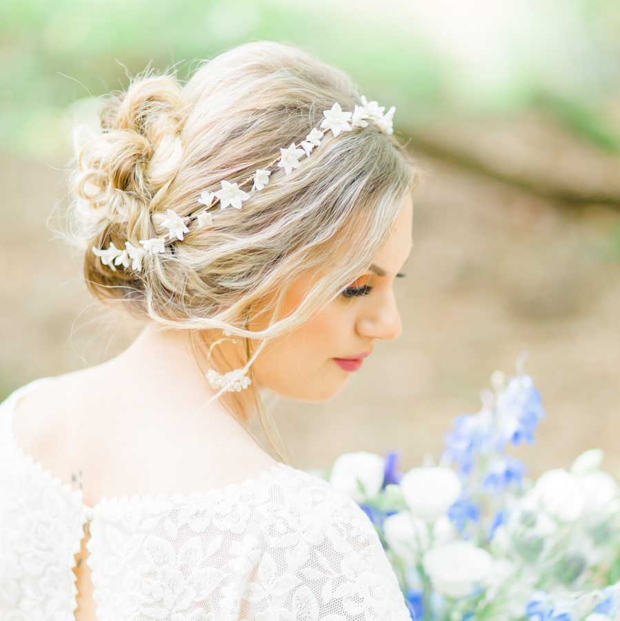 Beatrice' floral hair vine - Rachel Sokhal Bridal Accessories