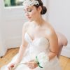 Ellene bridal flower headpiece - Image 2