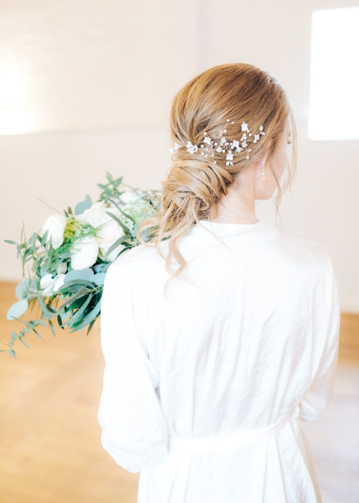 Wedding Hair loose bun