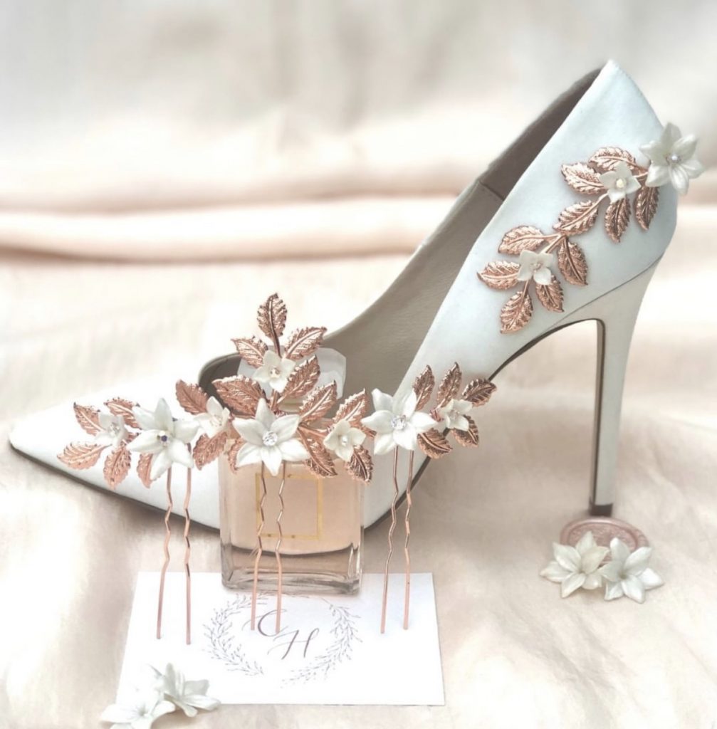 Rose Gold Wedding Shoes