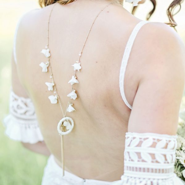 bridal backdrop necklace