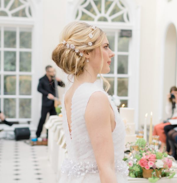 floral bridal hair pins