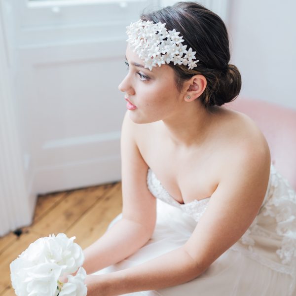 flower bridal headpiece