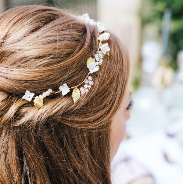 Valentina bridal hair vine