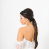'Mae' statement bridal earrings