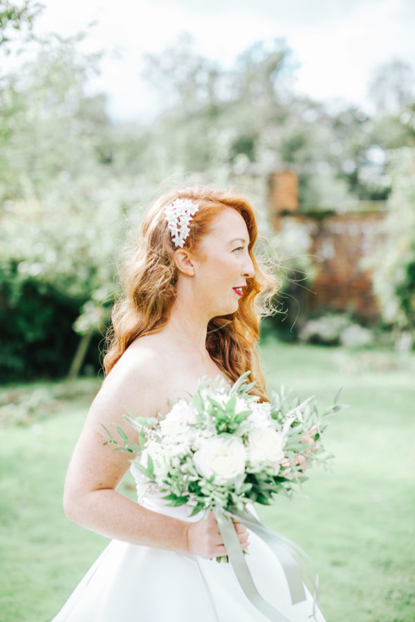 bridal flower hair pins