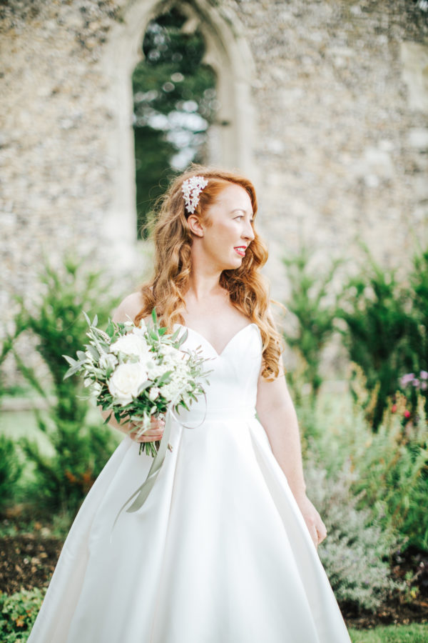 bridal flower hair pins