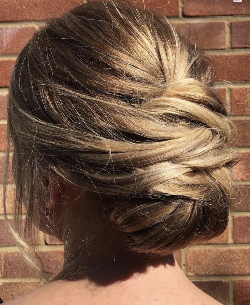 bridal hair updo