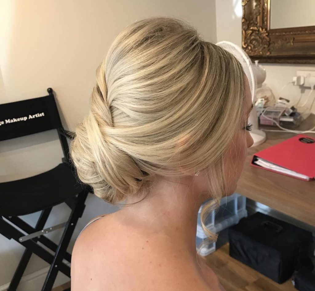 bridal hair updo