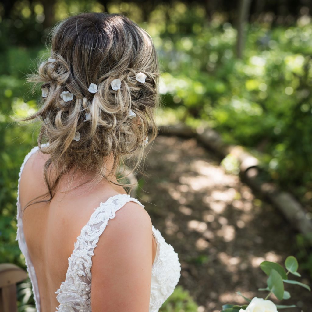 floral hair pins