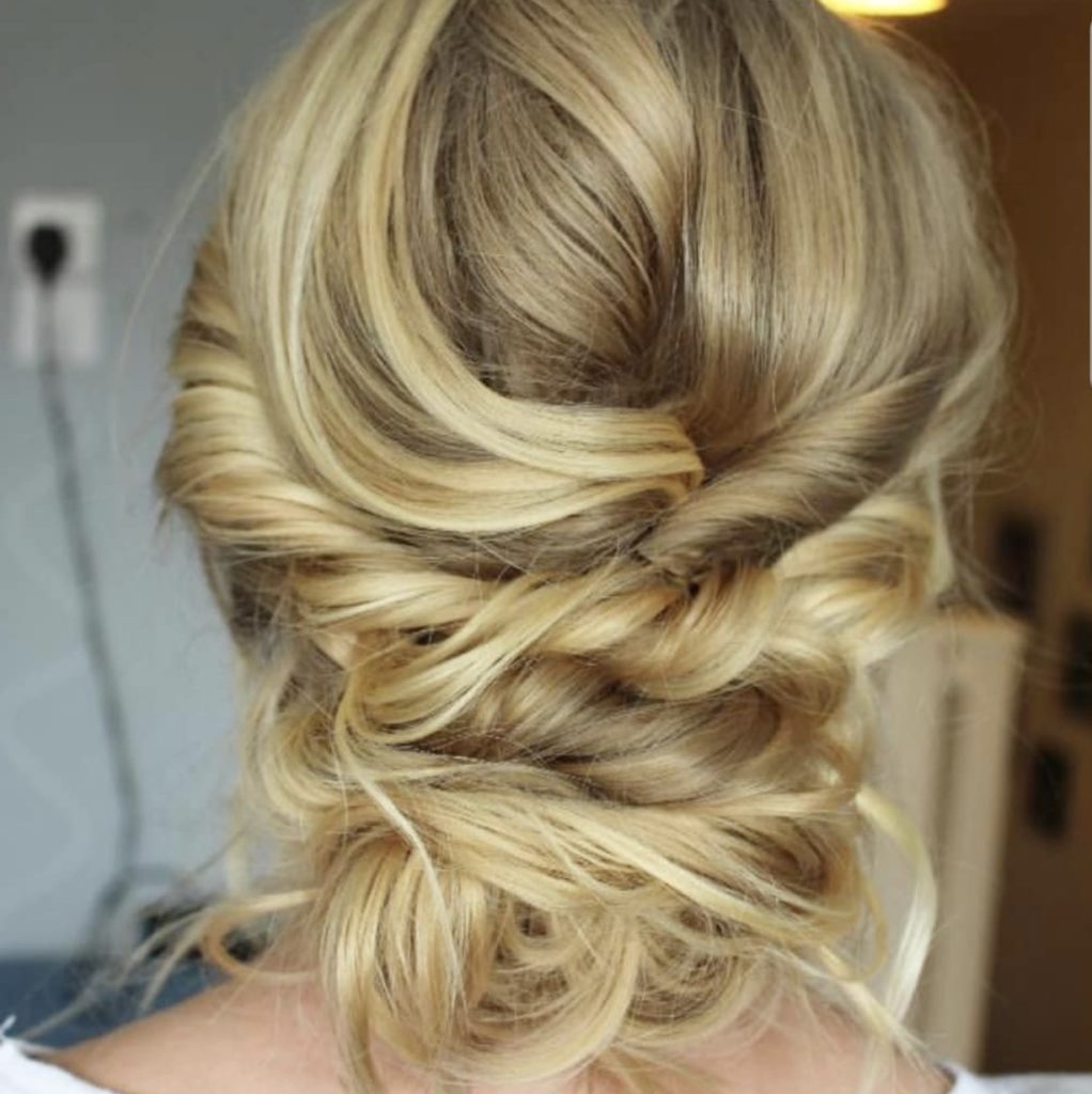 bridal hair updo