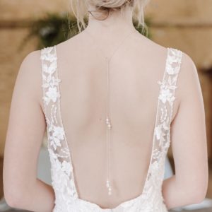 bridal back necklace