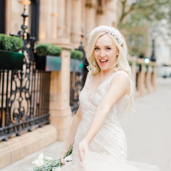 velvet bridal headband