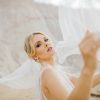 Belle diamante bridal drop earrings
