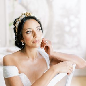 brigitta pearl bridal earrings